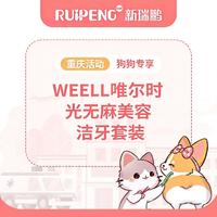【重庆】WEELL唯尔时光无麻美容洁牙套餐 小型犬